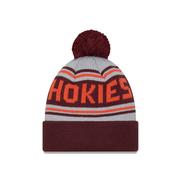 Virginia Tech New Era Wordmark Knit Pom Beanie